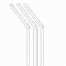 빨대-투명주름7*21mm