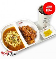 라면+양념치킨+음료