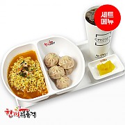 라면+통통매운만두+음료