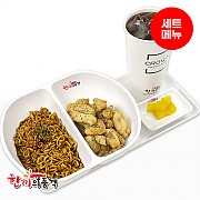 짜파게티+탕수육+음료-단무지