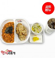 춘천닭갈비볶음밥+까르보치킨+우동국물+음료-단무지