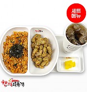 감자탕볶음밥+찹쌀탕수육+음료-단무지