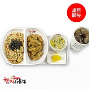 소불고기볶음밥+탕수육+우동국물+음료-단무지