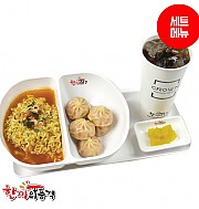 라면+통통제육만두+음료