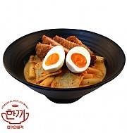 크림떡볶이(돈까스)