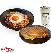 미고랭라면x2개+로제치킨파니니+음료 세트