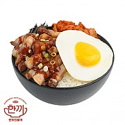 삼겹 쌈장 덮밥