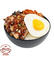 삼겹 쌈장 덮밥