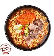 우삼겹 김치찌개 라면