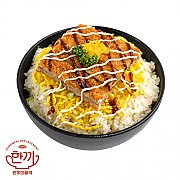 돈까스마요 불닭 덮밥