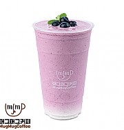 블루베리 요거트 스무디