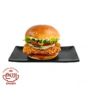양념 치킨버거
