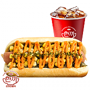콘치즈 핫도그 세트 ( + 음료 )