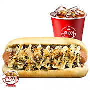 오코노미 핫도그 세트 ( + 음료 )