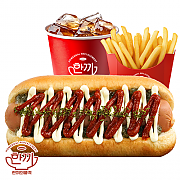 불닭마요 핫도그 세트 ( 음료 + 감자튀김 )