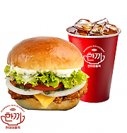 타르타르 치킨버거 세트 ( + 음료 )