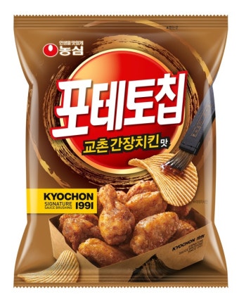 농심-포테토칩/교촌간장치킨맛